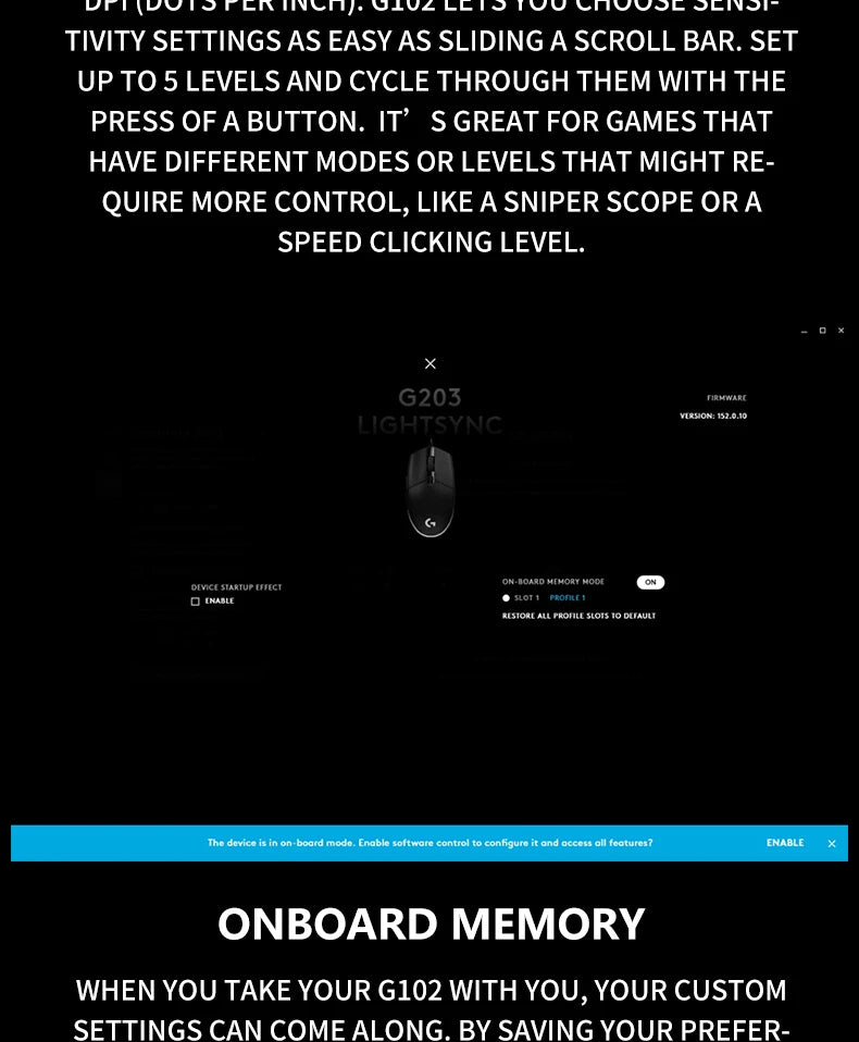 Logitech G102 Wired Gaming Mouse LightSpeed