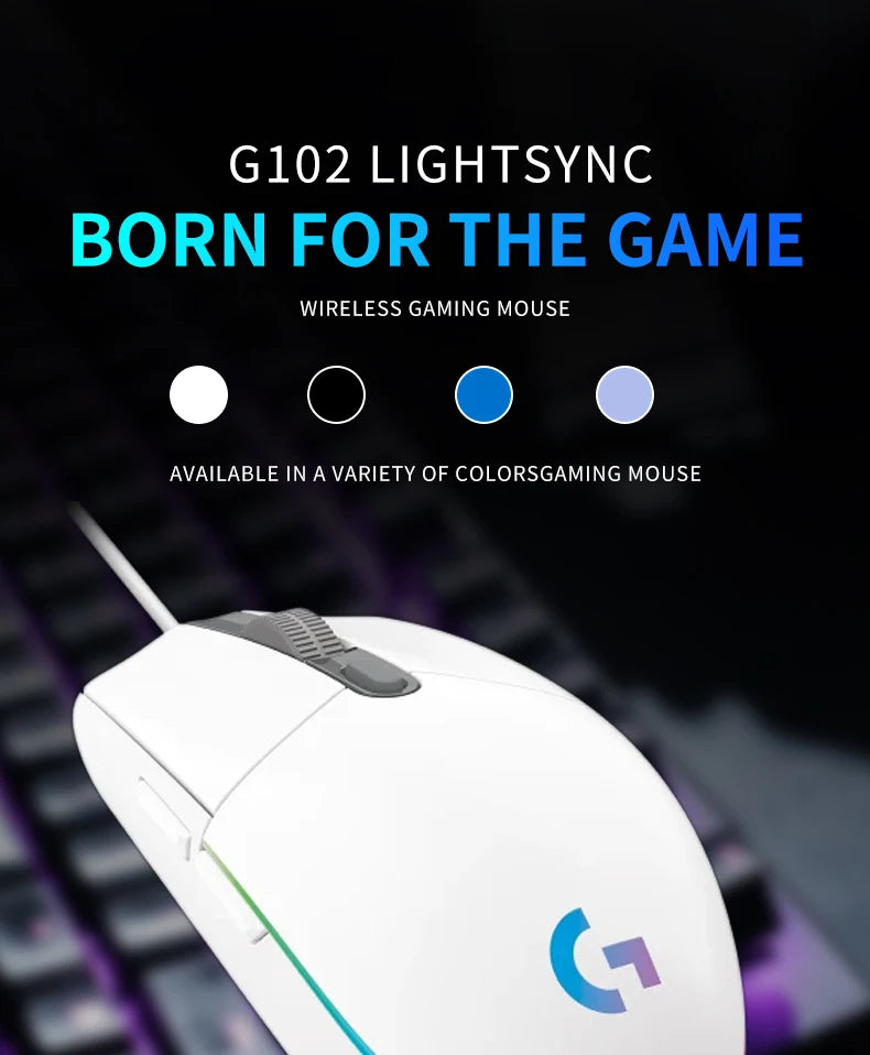Logitech G102 Wired Gaming Mouse LightSpeed