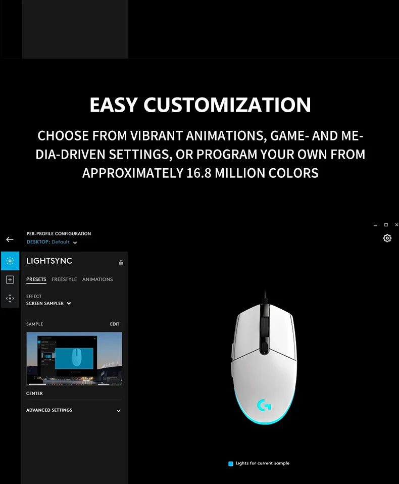 Logitech G102 Wired Gaming Mouse LightSpeed