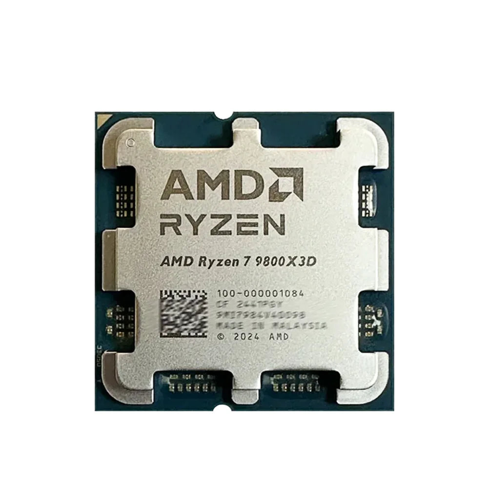 AMD Ryzen 7 9800X3D 8-Core 16-Thread NEW 4.7GHz L3=96M 120W Processor DDR5 Socket AM5 4NM R7 9800X3D but No Fan