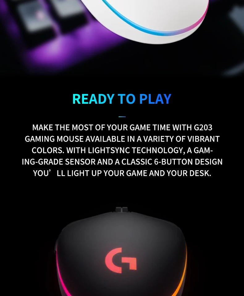 Logitech G102 Wired Gaming Mouse LightSpeed