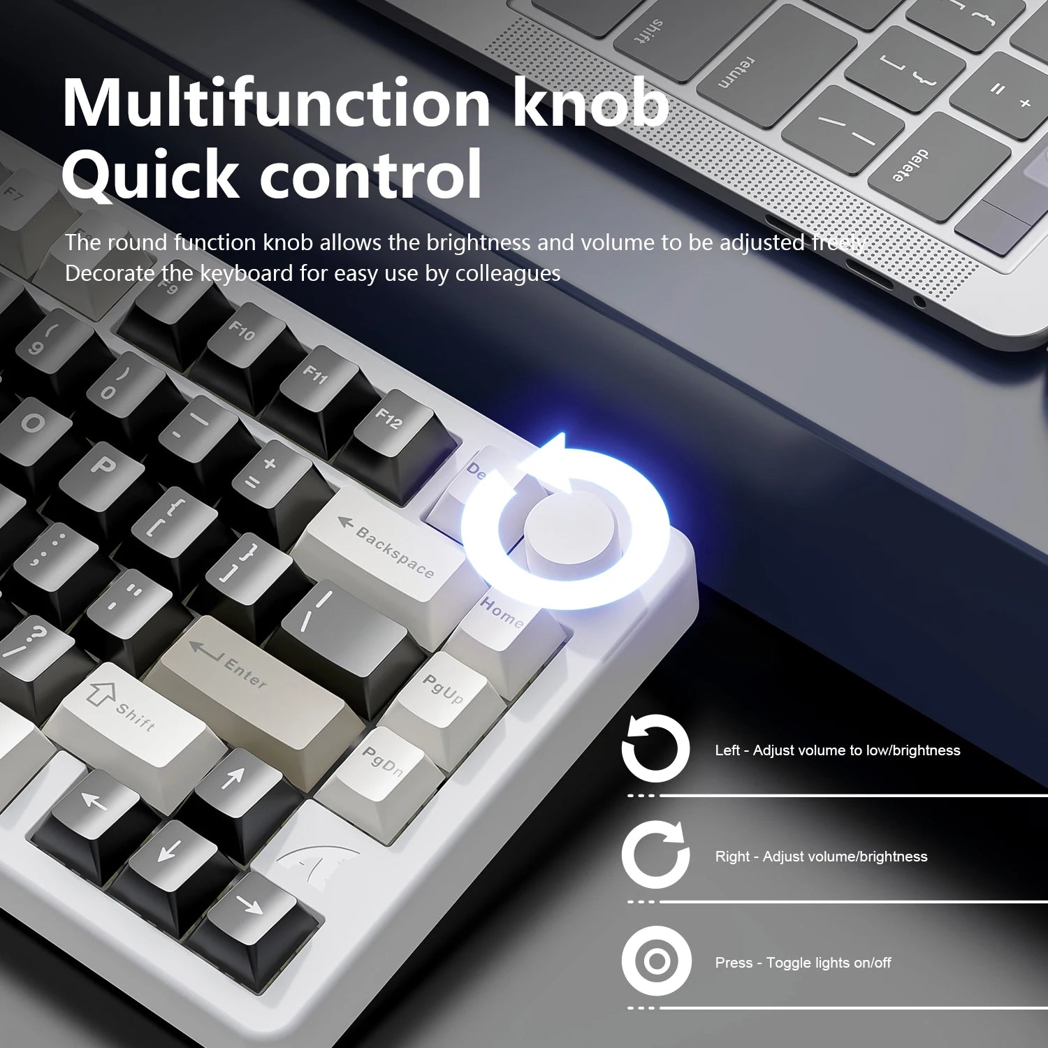 ATTACK SHARK X86 75% Aluminum Wireless Mechanical Gaming Keyboard